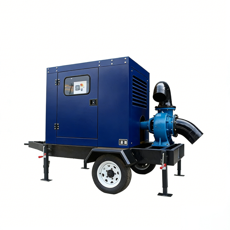 Mobile diesel drainage pump