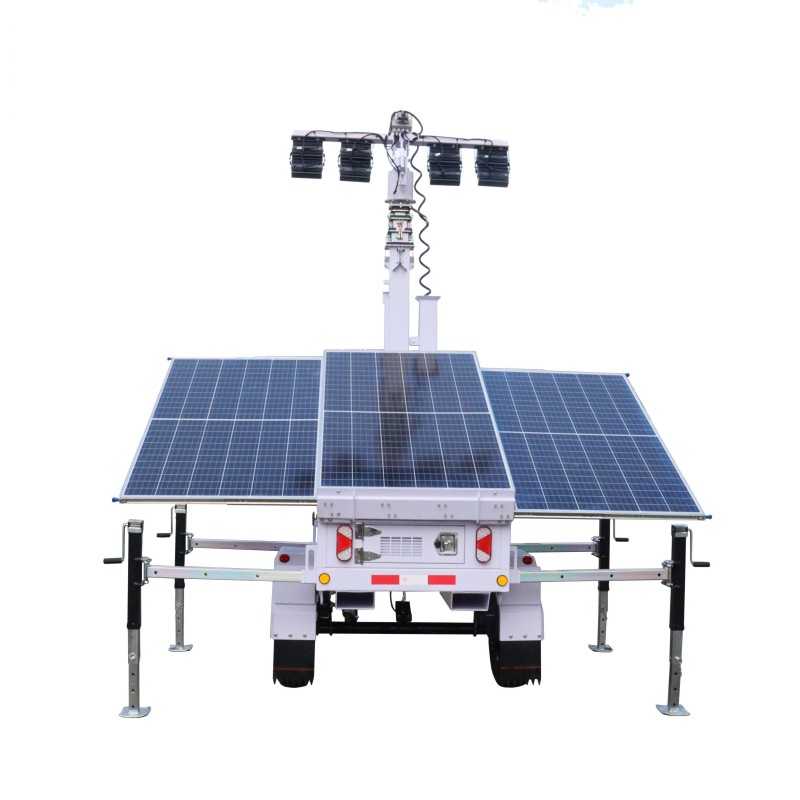 Vertical electronically controlled Light Tower