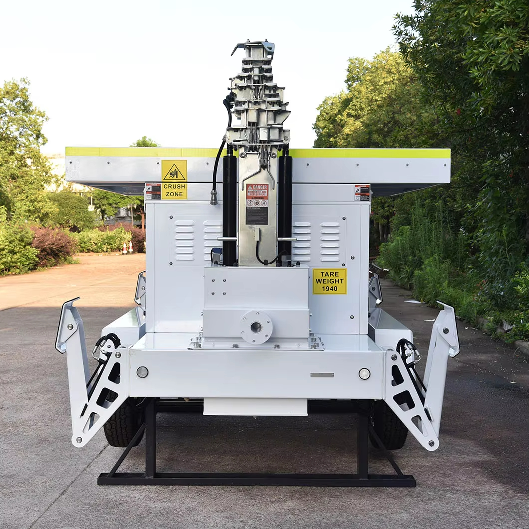 Diesel light tower with generator